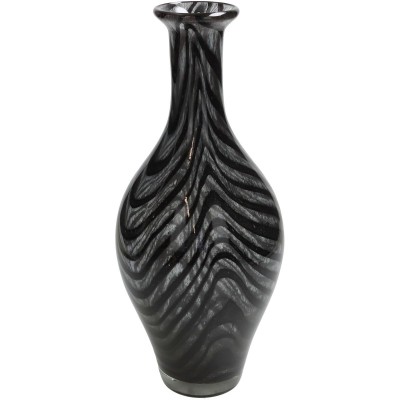 Βάζο ArteLibre Μαύρο Γυαλί 14x14x32.5cm  05150087