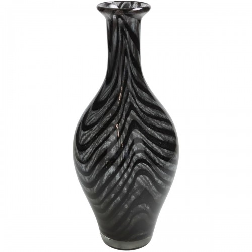Βάζο ArteLibre Μαύρο Γυαλί 14x14x32.5cm Διακόσμηση - Φως - Χαλιά