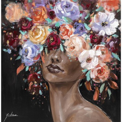 Πίνακας ArteLibre "Γυναικεία Φιγούρα" Καμβάς 80x80cm  14670083