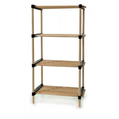 Ραφιέρα 4 Ράφια Φυσικό Ξύλο 49x28x92cm 06510585 Ραφιέρα 4 Ράφια Φυσικό Ξύλο 49x28x92cm 06510585