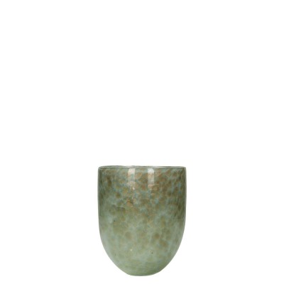 Βάζο ArteLibre Γκρι Γυαλί 18x18x17.5cm Διακόσμηση - Φως - Χαλιά