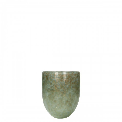 Βάζο ArteLibre Γκρι Γυαλί 18x18x17.5cm Διακόσμηση - Φως - Χαλιά