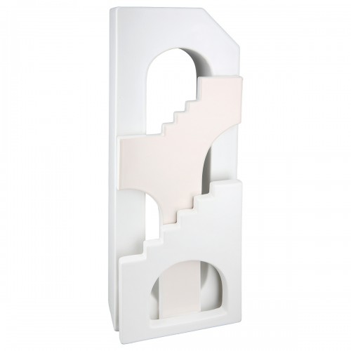Βάζο Σπίτι "Faccia" Σπίτι Motif Staircase Κεραμικό Λευκό PU 14x8.5x40cm  05160962 Διακόσμηση - Φως - Χαλιά