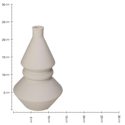 Βάζο ArteLibre Μπεζ Δολομίτης 14.3x14.3x23.8cm  05150301