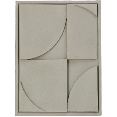 Διακοσμητικό Τοίχου ArteLibre Μπεζ Polyresin 29.5x3.5x39.5cm  05154103