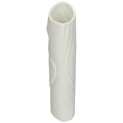 Βάζο ArteLibre Λευκό Κεραμικό 13x8.5x25.5cm Διακόσμηση - Φως - Χαλιά Βάζο ArteLibre Λευκό Κεραμικό 13x8.5x25.5cm Διακόσμηση - Φως - Χαλιά