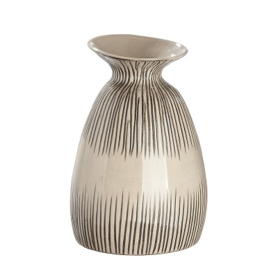 Βάζο Μπεζ Κεραμικό 22.5cm  05160610