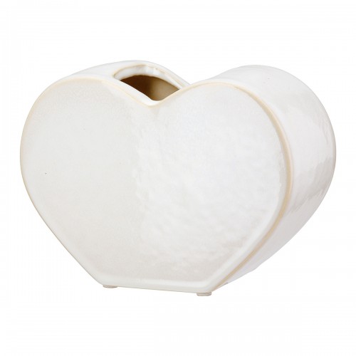 Βάζο "Heart" Κεραμικό Λευκό PU 4 20x8.5x14cm 05161261 Διακόσμηση - Φως - Χαλιά Βάζο "Heart" Κεραμικό Λευκό PU 4 20x8.5x14cm 05161261 Διακόσμηση - Φως - Χαλιά