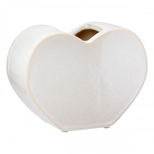 Βάζο "Heart" Κεραμικό Λευκό PU 4 20x8.5x14cm 05161261 Διακόσμηση - Φως - Χαλιά Βάζο "Heart" Κεραμικό Λευκό PU 4 20x8.5x14cm 05161261 Διακόσμηση - Φως - Χαλιά