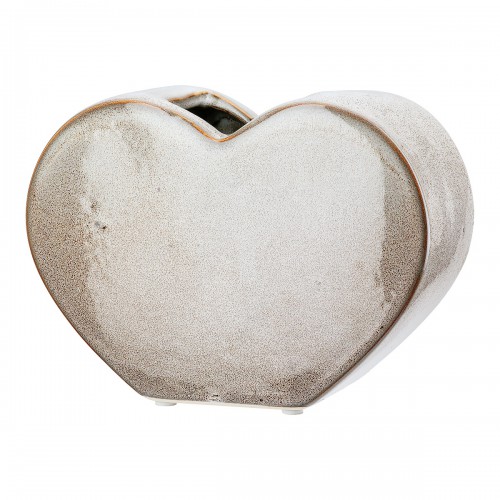 Βάζο "Heart" Κεραμικό Beige PU 4 20x8.5x14cm 05161262 Διακόσμηση - Φως - Χαλιά Βάζο "Heart" Κεραμικό Beige PU 4 20x8.5x14cm 05161262 Διακόσμηση - Φως - Χαλιά