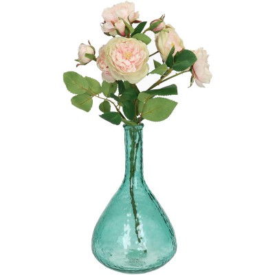 Βάζο ArteLibre Πετρόλ Ανακυκλωμένο Γυαλί 15.2x15.2x25.4cm 05154146 Βάζο ArteLibre Πετρόλ Ανακυκλωμένο Γυαλί 15.2x15.2x25.4cm 05154146