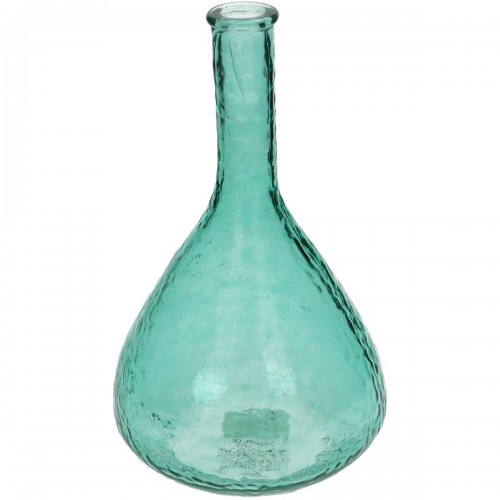 Βάζο ArteLibre Πετρόλ Ανακυκλωμένο Γυαλί 15.2x15.2x25.4cm Διακόσμηση - Φως - Χαλιά