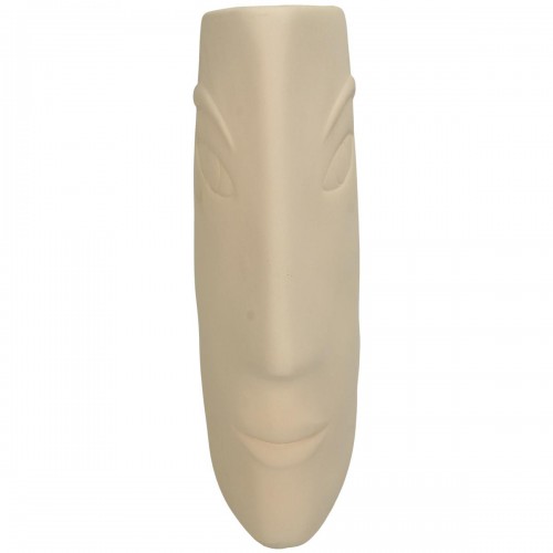 Βάζο ArteLibre Πρόσωπο Μπεζ Δολομίτης 17.6x10.2x24cm Διακόσμηση - Φως - Χαλιά