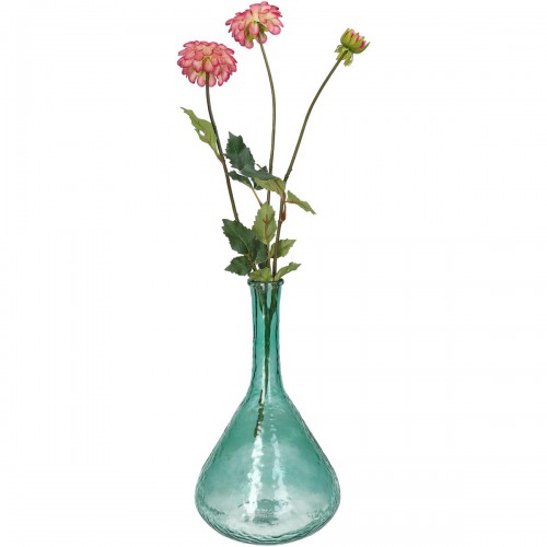 Βάζο ArteLibre Πετρόλ Ανακυκλωμένο Γυαλί 17.8x17.8x30.5cm Διακόσμηση - Φως - Χαλιά