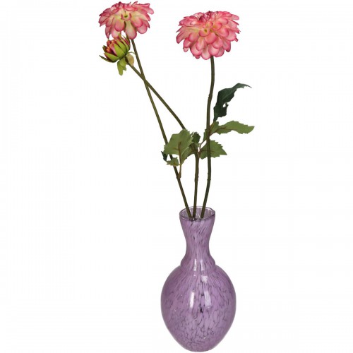 Βάζο ArteLibre Λιλά Γυαλί 12x12x23cm Διακόσμηση - Φως - Χαλιά Βάζο ArteLibre Λιλά Γυαλί 12x12x23cm Διακόσμηση - Φως - Χαλιά