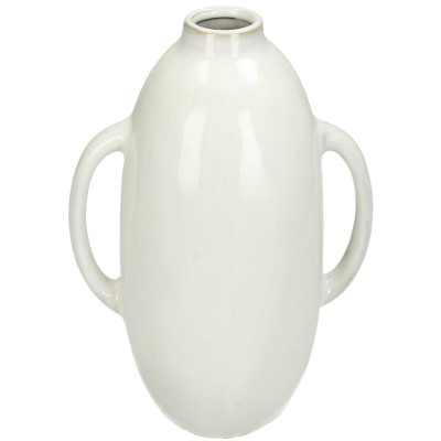 Βάζο ArteLibre Πρόσωπο Λευκό Κεραμικό 19x12.7x18.6cm Διακόσμηση - Φως - Χαλιά Βάζο ArteLibre Πρόσωπο Λευκό Κεραμικό 19x12.7x18.6cm Διακόσμηση - Φως - Χαλιά