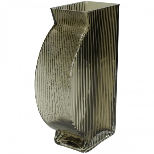 Βάζο ArteLibre Καφέ Γυαλί 12x6x20cm Διακόσμηση - Φως - Χαλιά