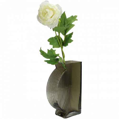 Βάζο ArteLibre Καφέ Γυαλί 12x6x20cm Διακόσμηση - Φως - Χαλιά