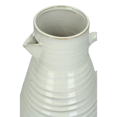Βάζο ArteLibre Κανάτα Λευκό Πέτρα 20x17.5x20cm 05152126 Βάζο ArteLibre Κανάτα Λευκό Πέτρα 20x17.5x20cm 05152126
