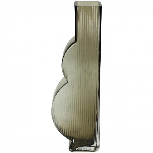 Βάζο ArteLibre Καφέ Γυαλί 10x5x34.5cm Διακόσμηση - Φως - Χαλιά