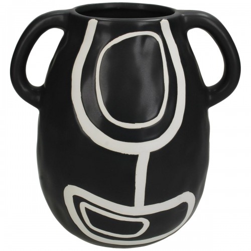 Βάζο ArteLibre Μαύρο Δολομίτης 19.3x15.3x19.5cm 05153556 Βάζο ArteLibre Μαύρο Δολομίτης 19.3x15.3x19.5cm 05153556
