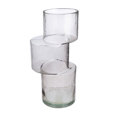 Βάζο "Levels" Γυάλινο Γκρι PU 13.5x11.5x28.5cm 05161273 Διακόσμηση - Φως - Χαλιά Βάζο "Levels" Γυάλινο Γκρι PU 13.5x11.5x28.5cm 05161273 Διακόσμηση - Φως - Χαλιά