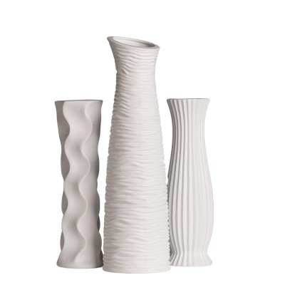 Βάζο ArteLibre Λευκό Κεραμικό 33.5cm Σε 3 Σχέδια  05160828