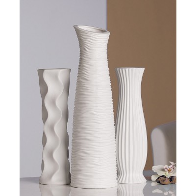 Βάζο ArteLibre Λευκό Κεραμικό 33.5cm Σε 3 Σχέδια 05160828 Βάζο ArteLibre Λευκό Κεραμικό 33.5cm Σε 3 Σχέδια 05160828