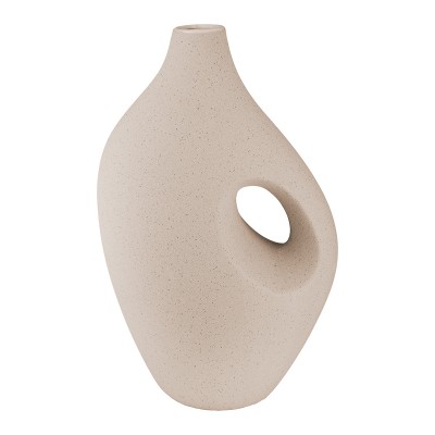Βάζο "Radon" Κεραμικό Beige Γκρι PU 18x11x28.5cm  05161026 Διακόσμηση - Φως - Χαλιά