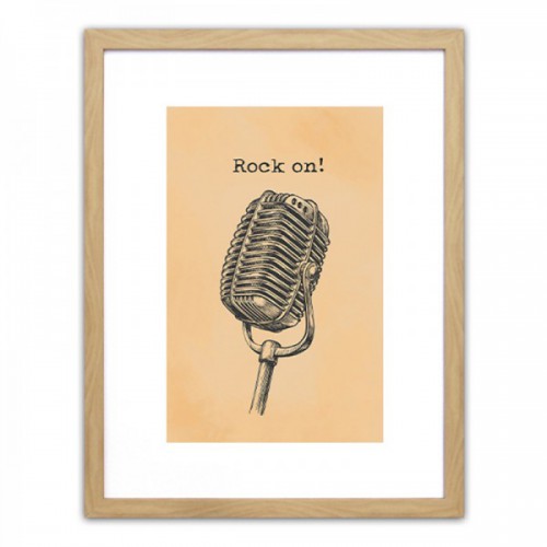 Πίνακας Σε Κορνίζα ArteLibre Πλαστικό 'Rock On!' 35x45x1.8cm 14680062 Πίνακας Σε Κορνίζα ArteLibre Πλαστικό 'Rock On!' 35x45x1.8cm 14680062