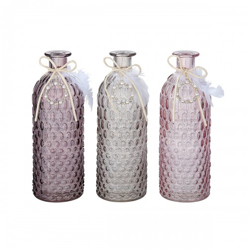 Βάζο ArteLibre Μπουκάλι Γυαλί 7x20.5cm Σε 3 Χρώματα 05160035 Βάζο ArteLibre Μπουκάλι Γυαλί 7x20.5cm Σε 3 Χρώματα 05160035