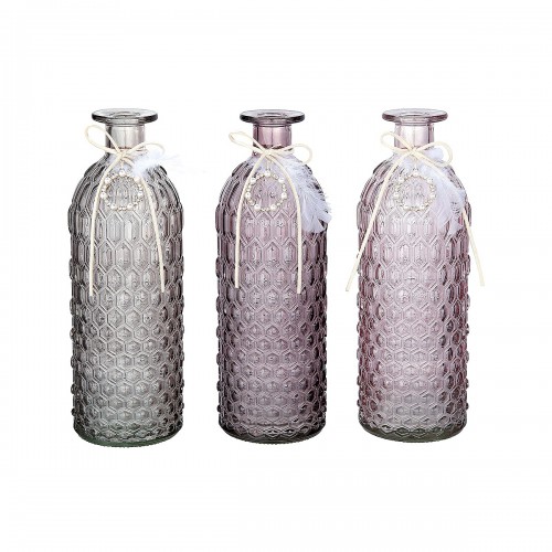 Βάζο ArteLibre Μπουκάλι Γυαλί 8x25cm Σε 3 Χρώματα 05160036 Βάζο ArteLibre Μπουκάλι Γυαλί 8x25cm Σε 3 Χρώματα 05160036