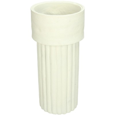 Βάζο ArteLibre Ιβουάρ Polyresin 12.4x12.4x25.5cm  05153171