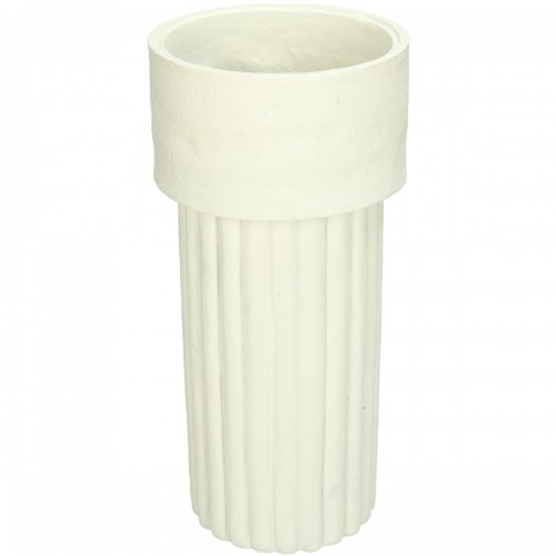 Βάζο ArteLibre Ιβουάρ Polyresin 12.4x12.4x25.5cm Διακόσμηση - Φως - Χαλιά