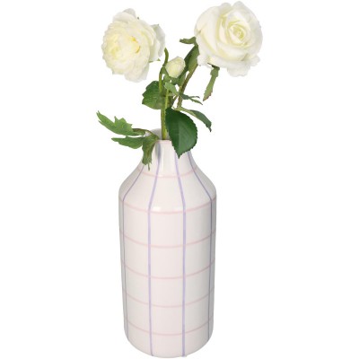 Βάζο ArteLibre Με Ρίγες Πολύχρωμο Δολομίτης 14x14x33cm 05150170 Βάζο ArteLibre Με Ρίγες Πολύχρωμο Δολομίτης 14x14x33cm 05150170