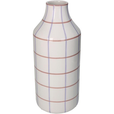 Βάζο ArteLibre Με Ρίγες Πολύχρωμο Δολομίτης 14x14x33cm  05150170
