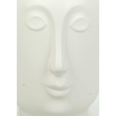 Βάζο ArteLibre Λευκό Κεραμικό 14.6x13x14.8cm 05151572 Βάζο ArteLibre Λευκό Κεραμικό 14.6x13x14.8cm 05151572