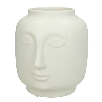 Βάζο ArteLibre Λευκό Κεραμικό 14.6x13x14.8cm 05151572 Βάζο ArteLibre Λευκό Κεραμικό 14.6x13x14.8cm 05151572