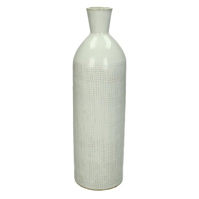 Βάζο ArteLibre Λευκό Πέτρα 9.3x9.3x32cm  05152128
