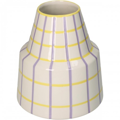 Βάζο ArteLibre Με Ρίγες Πολύχρωμο Δολομίτης 17.2x17.2x20.7cm Διακόσμηση - Φως - Χαλιά Βάζο ArteLibre Με Ρίγες Πολύχρωμο Δολομίτης 17.2x17.2x20.7cm Διακόσμηση - Φως - Χαλιά