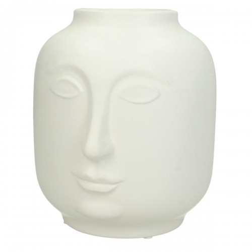 Βάζο ArteLibre Λευκό Κεραμικό 17.6x16x18.6cm Διακόσμηση - Φως - Χαλιά Βάζο ArteLibre Λευκό Κεραμικό 17.6x16x18.6cm Διακόσμηση - Φως - Χαλιά