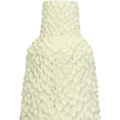 Βάζο ArteLibre Ιβουάρ Polyresin 12.7x12.7x30.7cm Διακόσμηση - Φως - Χαλιά