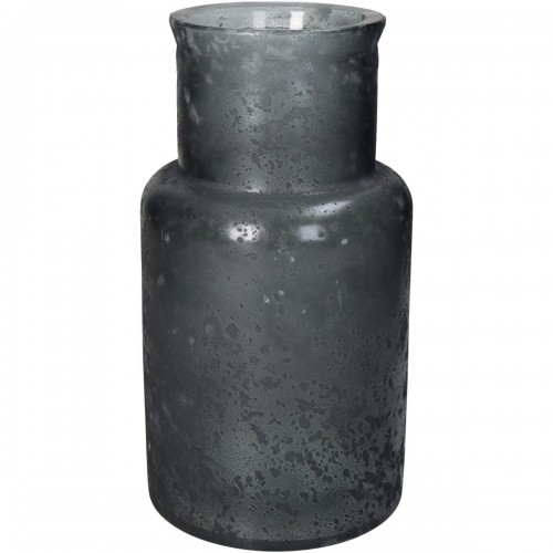 Βάζο ArteLibre Γκρι Ανακυκλωμένο Γυαλί 15x15x28cm Διακόσμηση - Φως - Χαλιά