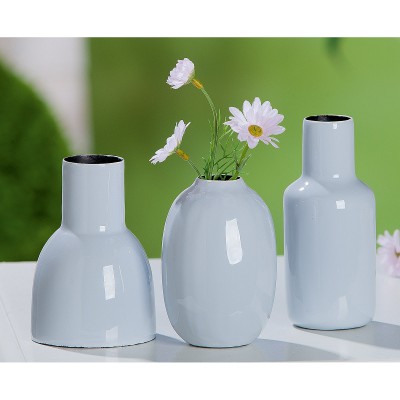 Βάζο Ανοιχτό Μπλε Μέταλλο 6.5x7.5x11.5cm Σε 3 Σχέδια 05160646 Βάζο Ανοιχτό Μπλε Μέταλλο 6.5x7.5x11.5cm Σε 3 Σχέδια 05160646