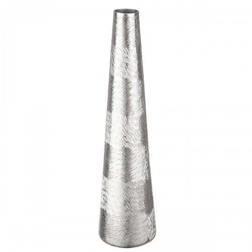 Βάζο ArteLibre Ασημί Αλουμίνιο 12x12x48cm  05161044 Διακόσμηση - Φως - Χαλιά