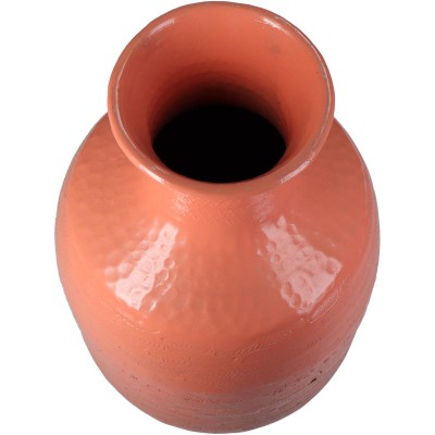 Βάζο ArteLibre Ροζ Αλουμίνιο 21x21x34cm Διακόσμηση - Φως - Χαλιά