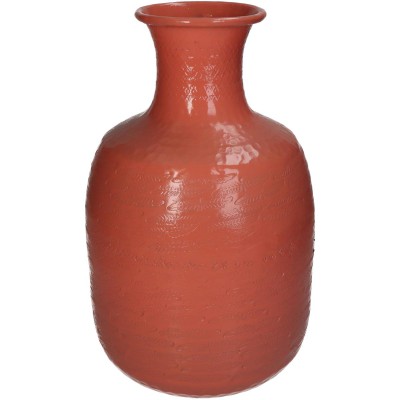 Βάζο ArteLibre Ροζ Αλουμίνιο 21x21x34cm  05154785