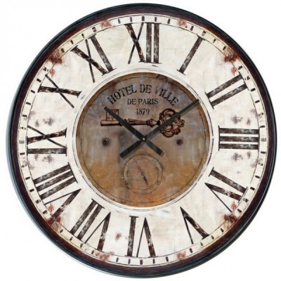 Ρολόι Τοίχου ArteLibre Μέταλλο Φ80x7cm 14650042 Ρολόι Τοίχου ArteLibre Μέταλλο Φ80x7cm 14650042