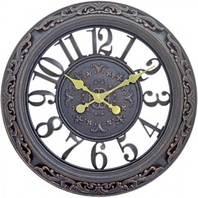 Ρολόι Τοίχου ArteLibre Μαύρο Πλαστικό Φ56cm  14740035