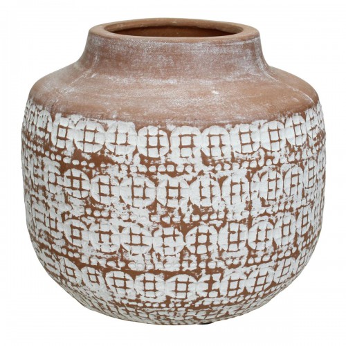 Βάζο ArteLibre Καφέ Τερακότα 22xx22x20cm Διακόσμηση - Φως - Χαλιά